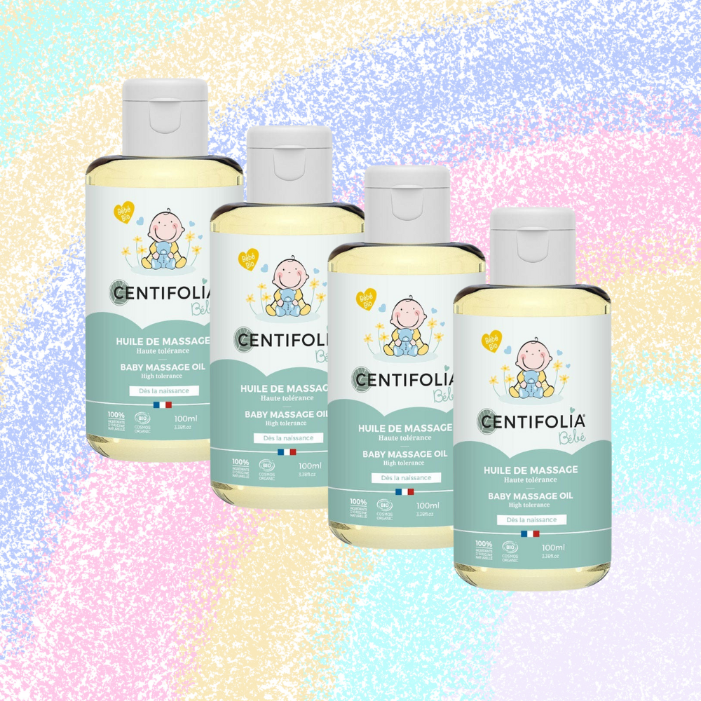 센티폴리아 베이비 마사지 오일 100ml 4팩 - 상품 이미지
