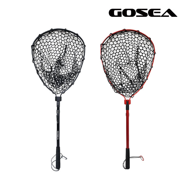 GOSEA 접이식 실리콘 뜰채 95 경량 휴대용 낚시 원터치 랜딩넷 GSF-N1 - 상세 이미지 4