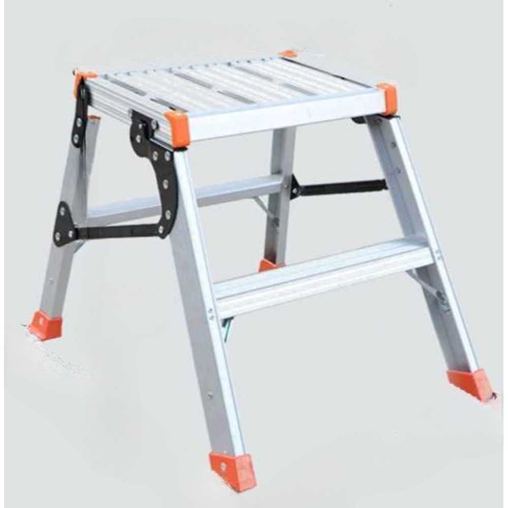 계단식 미니사다리 세차 타일 작업 휴대용 안전 발판 2단 51cm - 상품 이미지