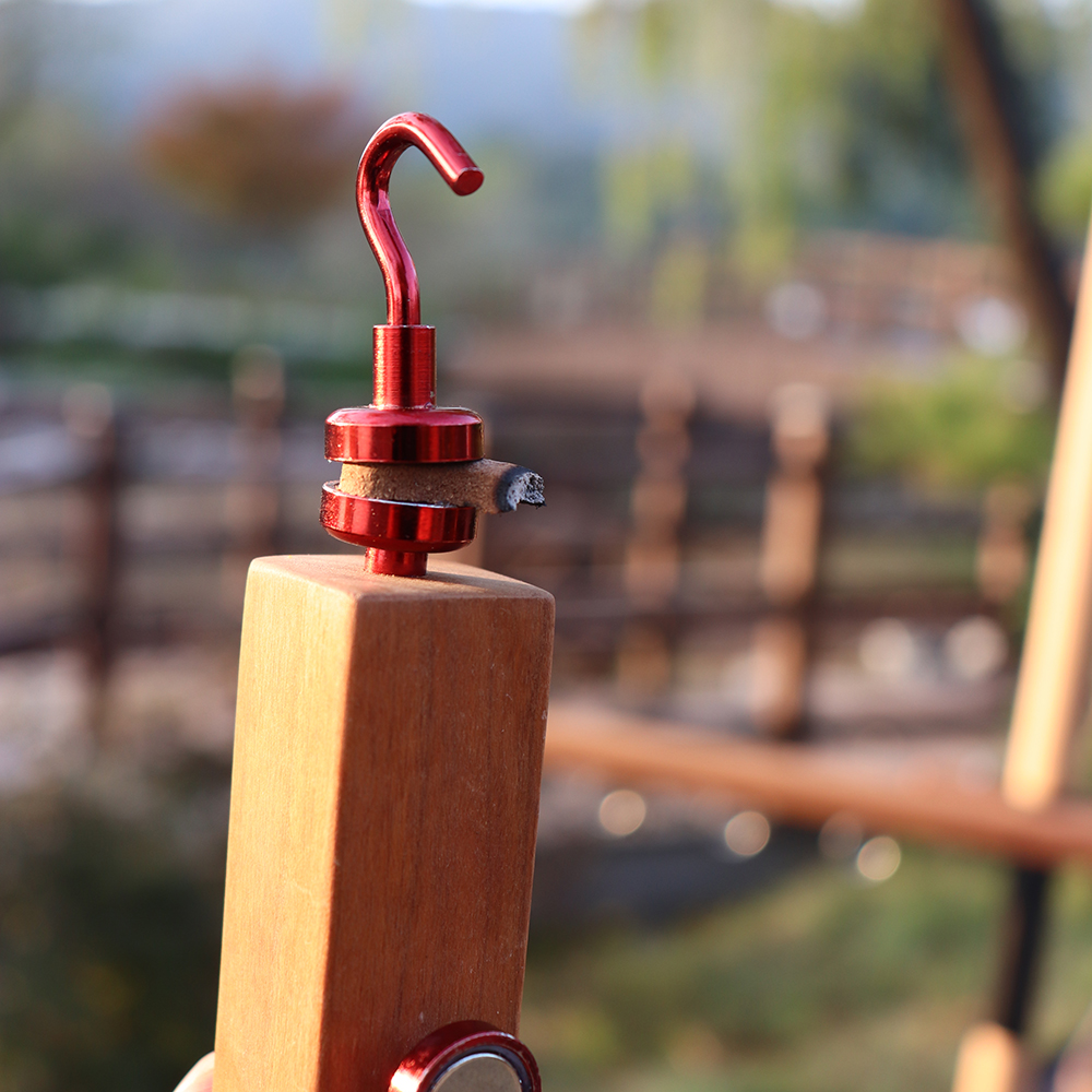 모기향 거치대 자석 홀더 휴대용 연소기 캠핑 모기향 걸이 사각기둥