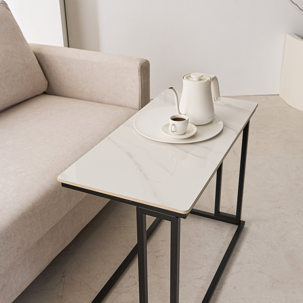 효 ㄷ자테이블 미드센츄리협탁 쇼파뒤선반 폭좁은책상 좁고긴테이블