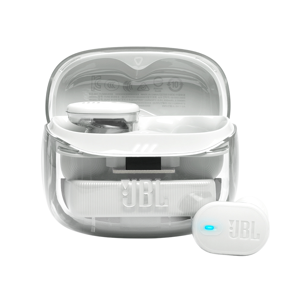 삼성공식파트너 JBL TUNE BUDS2 노이즈캔슬링 블루투스 이어폰 고스트 화이트 이미지 3