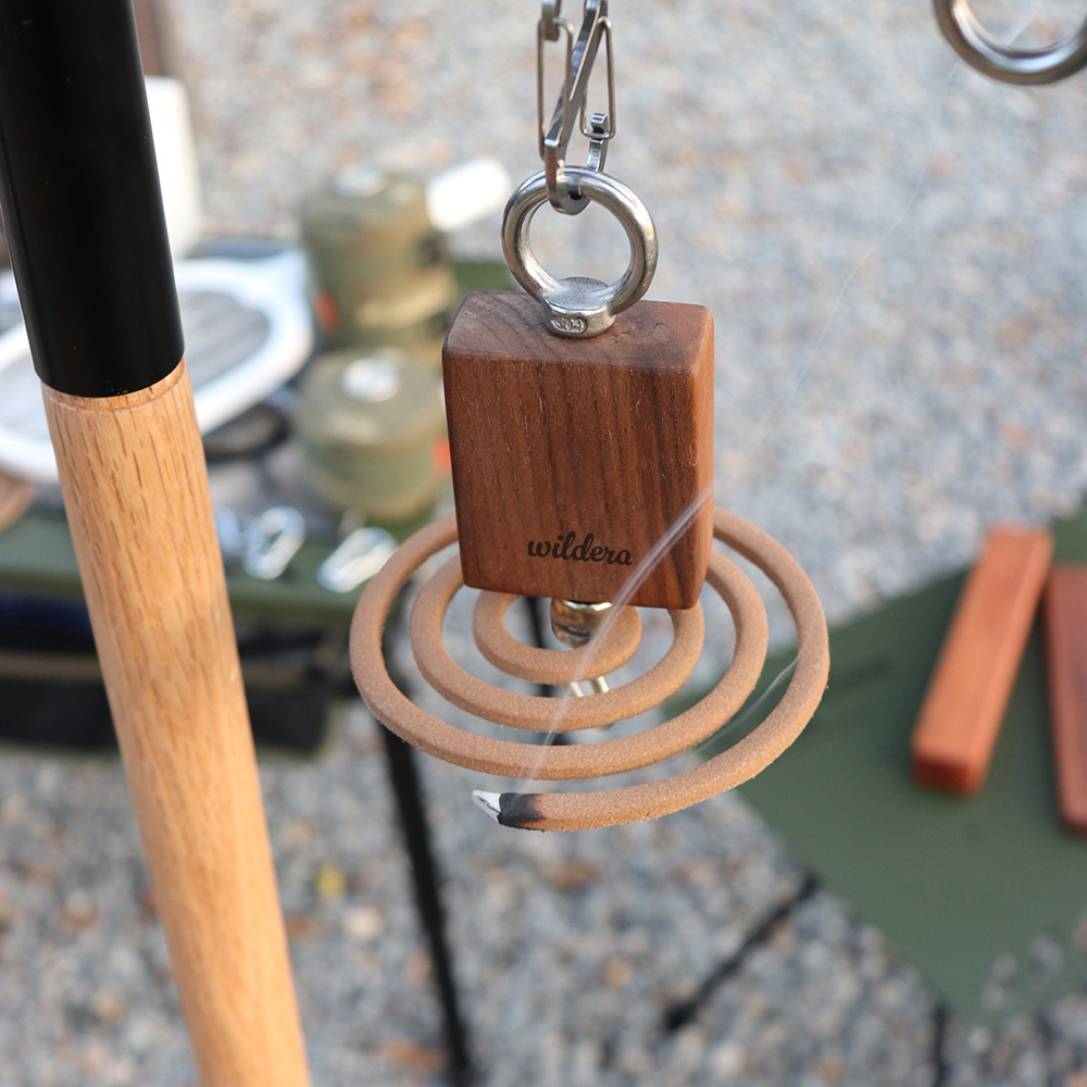 모기향 거치대 자석 홀더 휴대용 연소기 캠핑 모기향 걸이 사각형