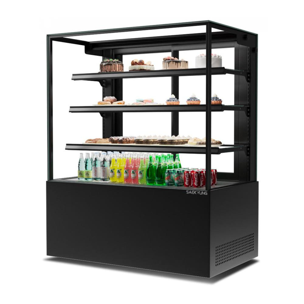 디저트 제과쇼케이스 케익 음료 4단 1500 카페쇼케이스 뒷문형 : 신일N위시웨이