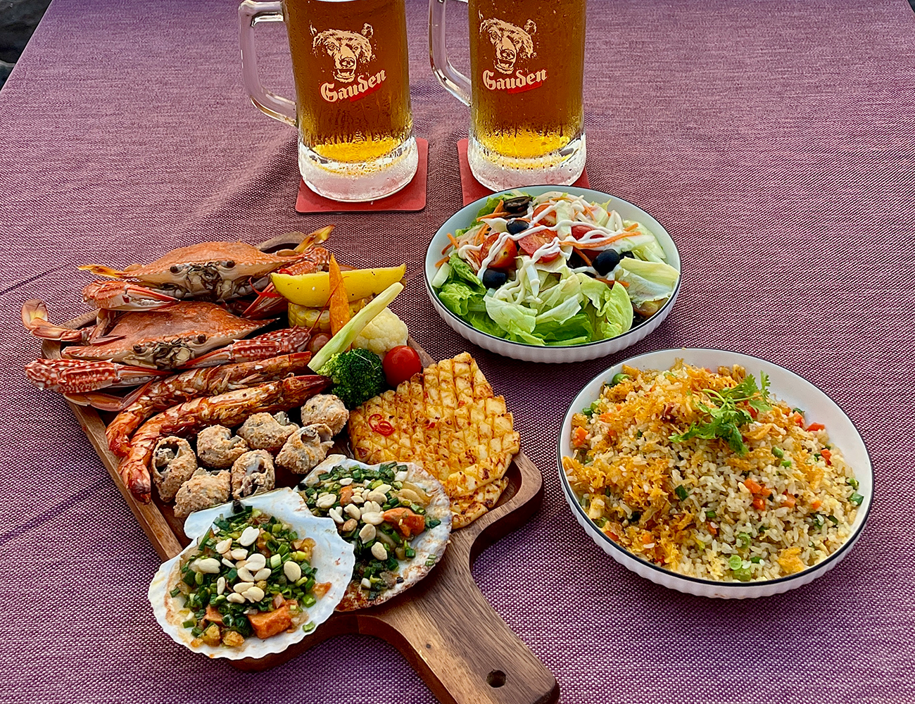 푸꾸옥 선셋타운 맛집 드래프트비어 밀패키지 이용권 - 메인 이미지