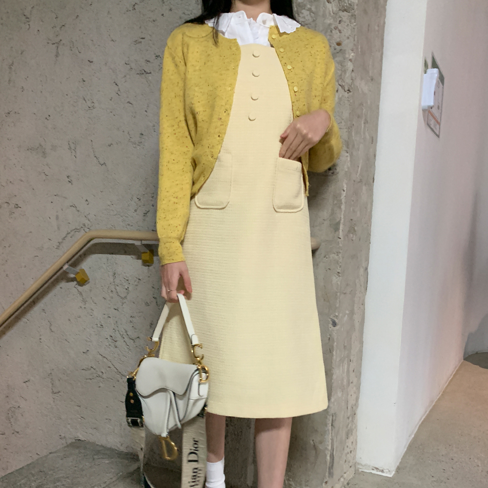 아나스 트위드 원피스