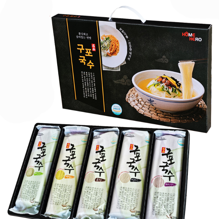 명가 원조 구포국수 5p 선물세트 x5개 : 타부마켓