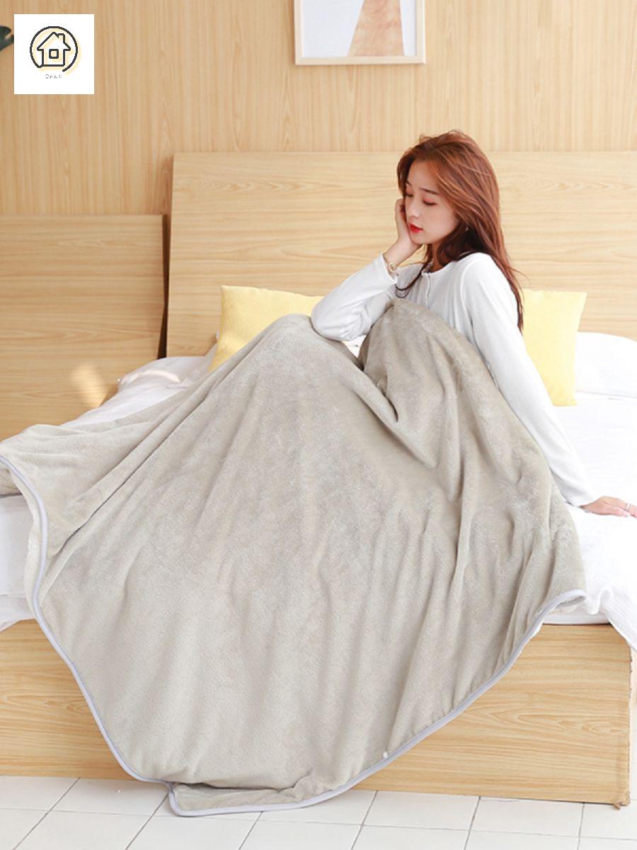 무릎 담요 후드 블랭킷 망토 이불 극세사 이미지 6