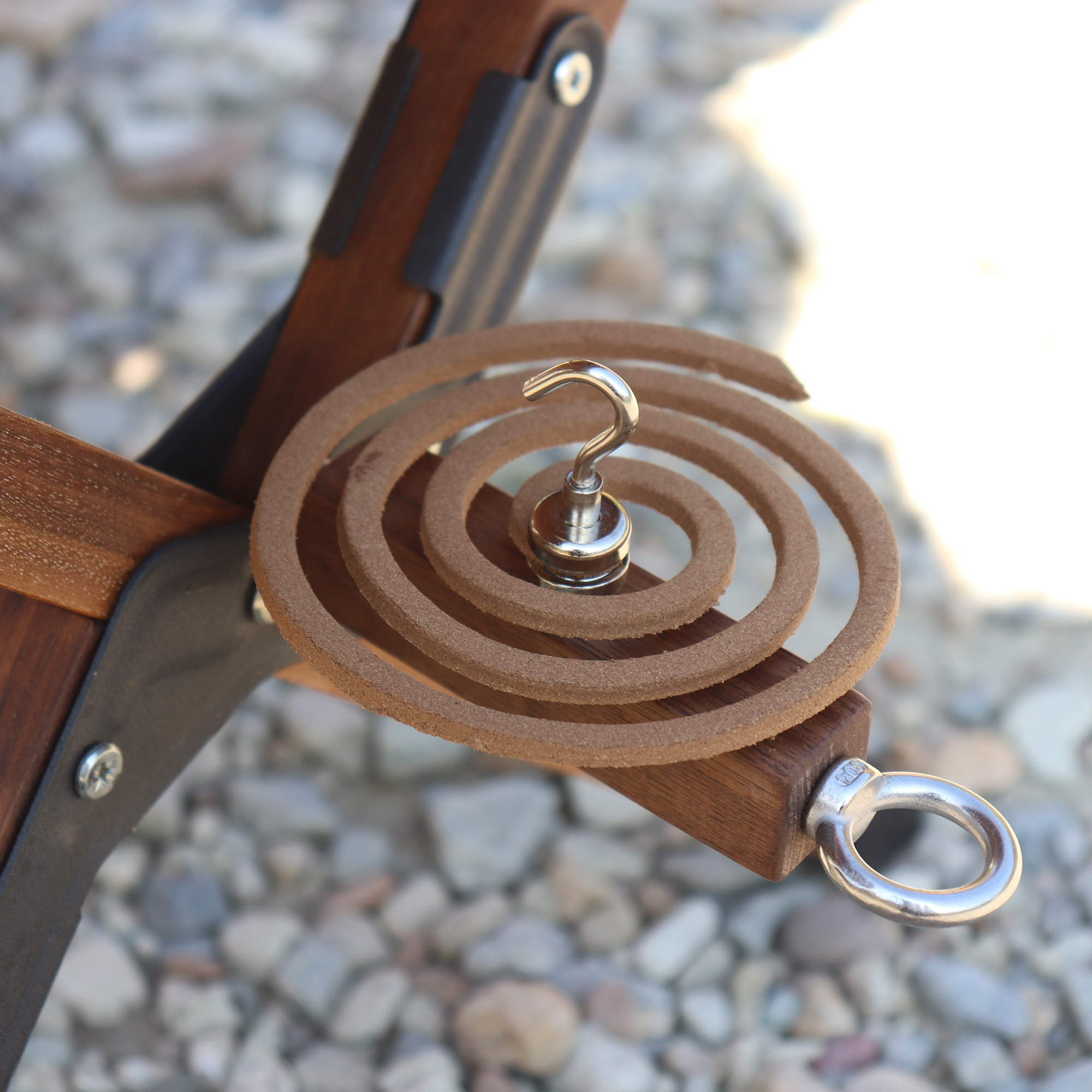 모기향 거치대 자석 홀더 휴대용 연소기 캠핑 모기향 걸이 사각기둥