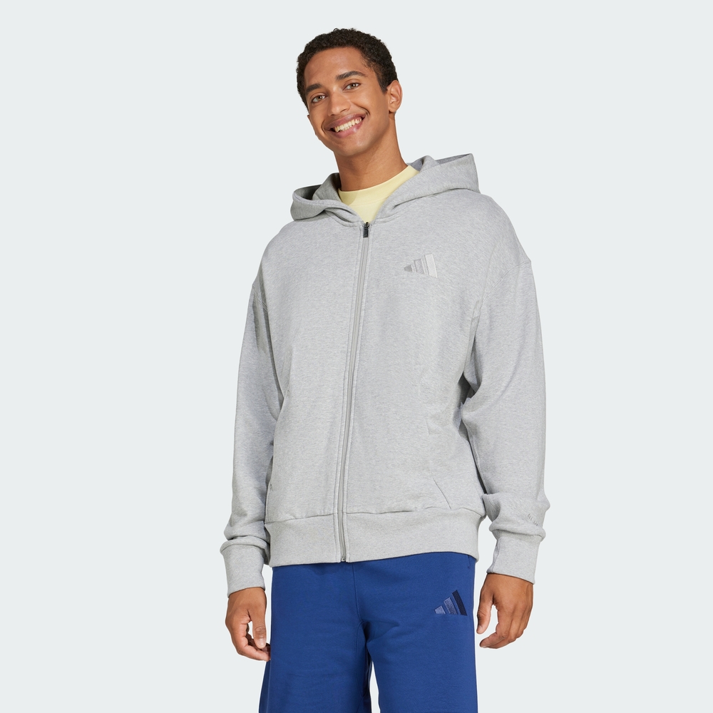 [아디다스 공식] ALL SZN 프렌치 테리 풀집 후디 JI6362