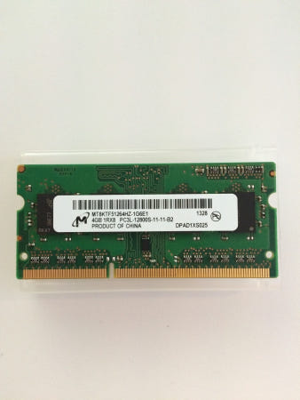 마이크론 CURCIAL mt8ktf51264hz-1g6e1 4G PC3L-12800S 노트북 메모리 스틱