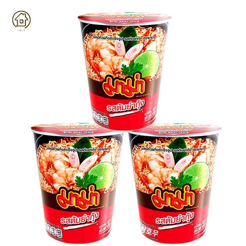 새우맛 세트 쉬림프 태국 똠양꿍 컵라면 - 상품 이미지