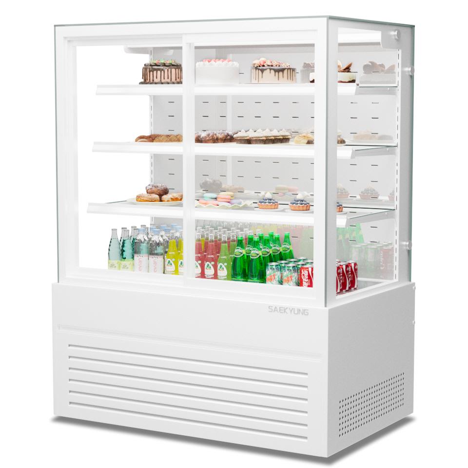제과용 4단 냉장쇼케이스 900 앞문 음료 디저트 케익쇼케이스