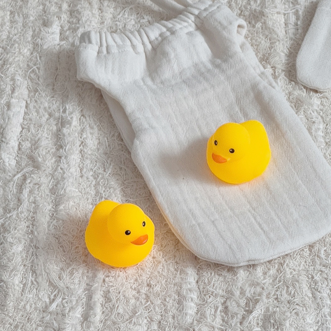 베이비소풍 밤부 거즈 아기 목욕 때수건 / 유아 각질 케어 용품