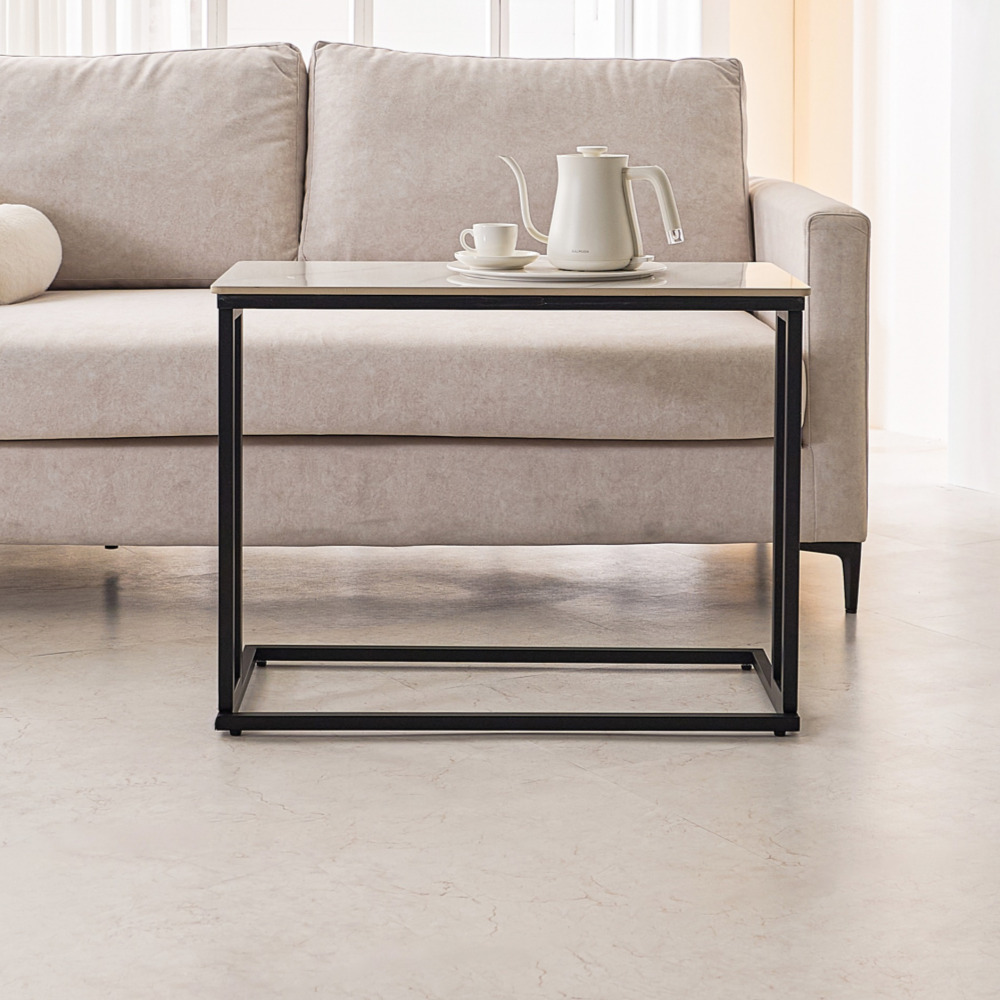 효 ㄷ자테이블 미드센츄리협탁 쇼파뒤선반 폭좁은책상 좁고긴테이블