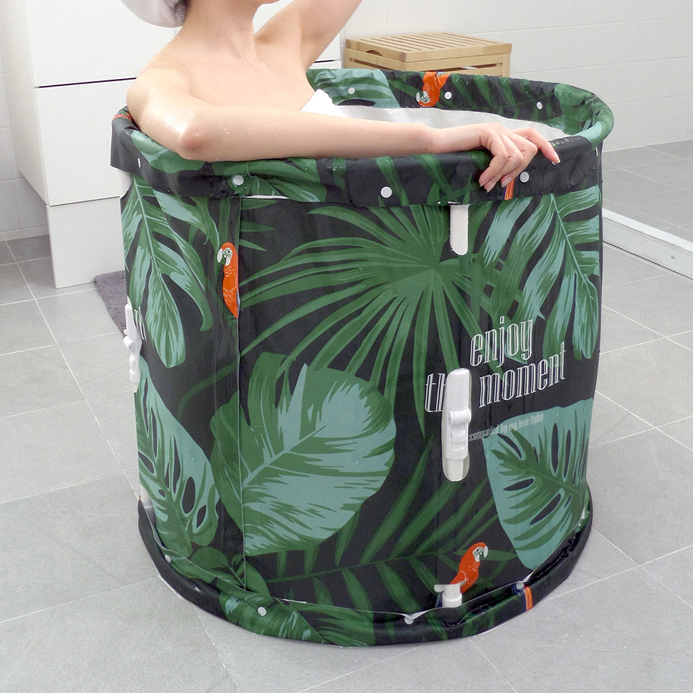 1초 접이식 욕조 1세트 간이목욕탕 성인 미니 반신욕 가정용사우나 원터치 이동식 목욕통