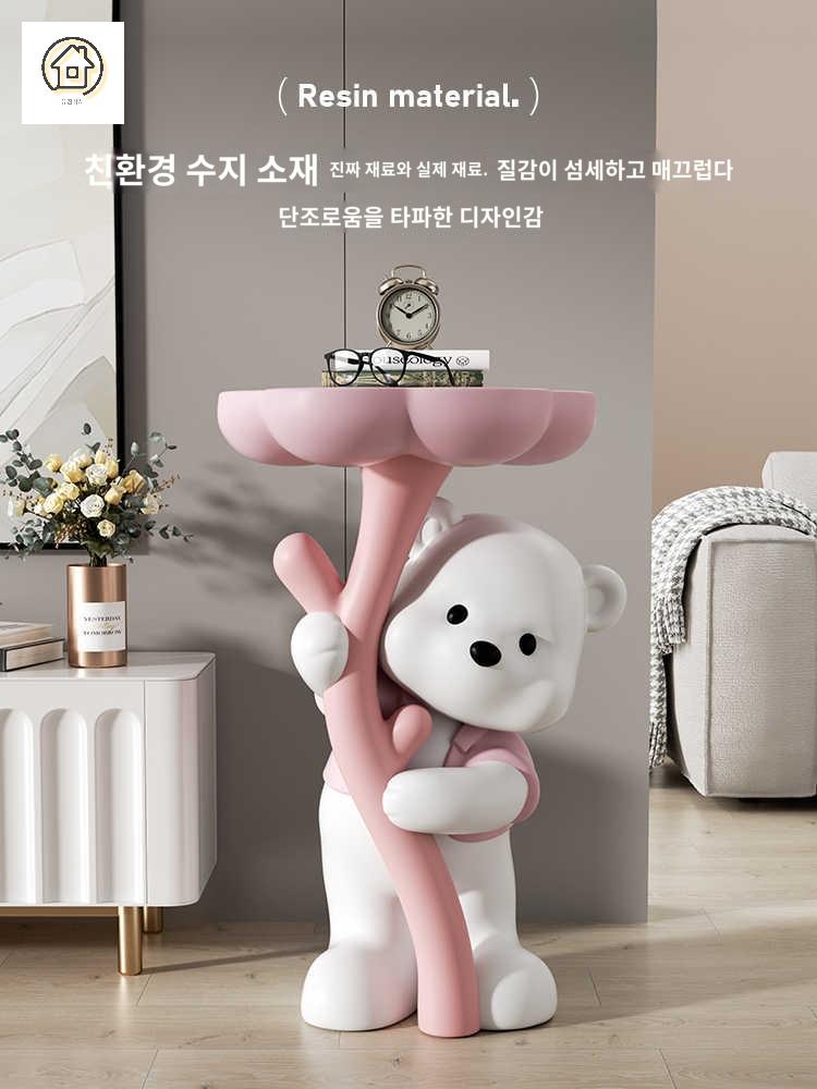 침실 캐릭터 인테리어 가습기 협탁 엔틱 베어 - 상세 이미지 5