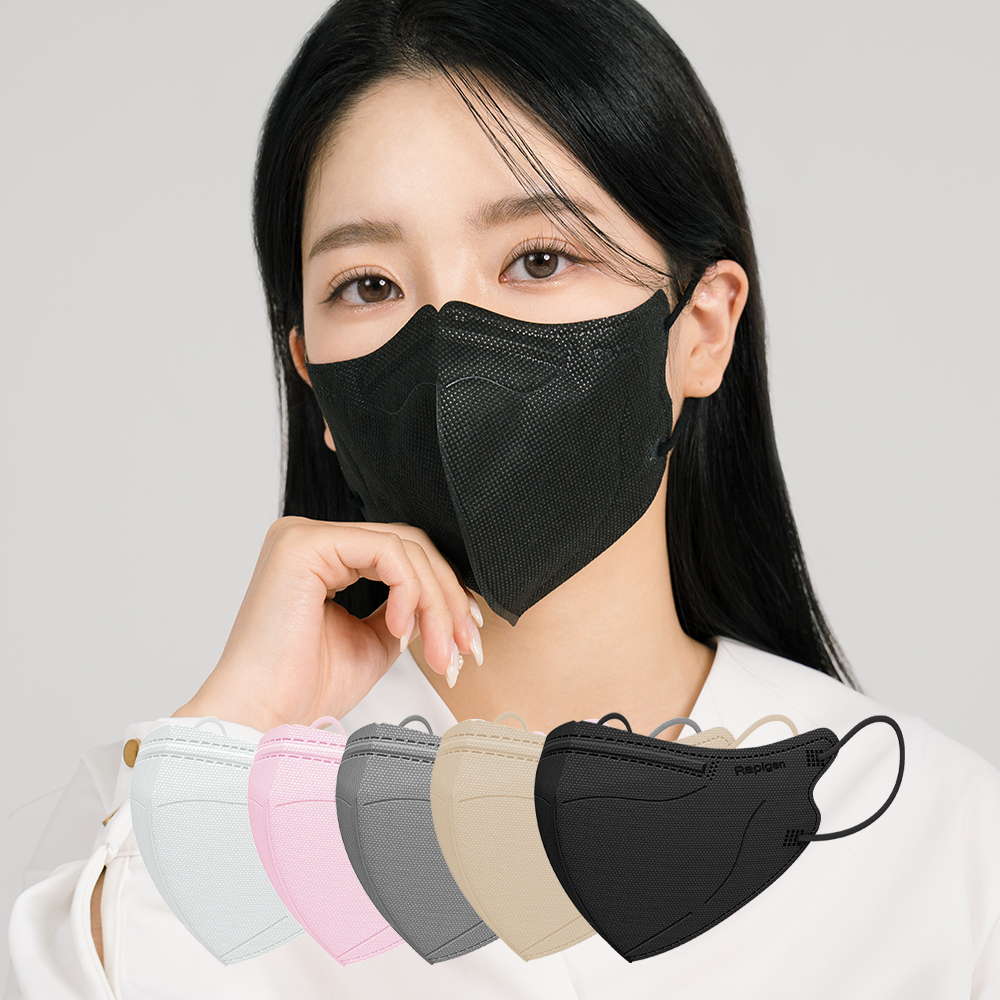 래피젠 마스크 KF94 솔리드 새부리형 50매+50매