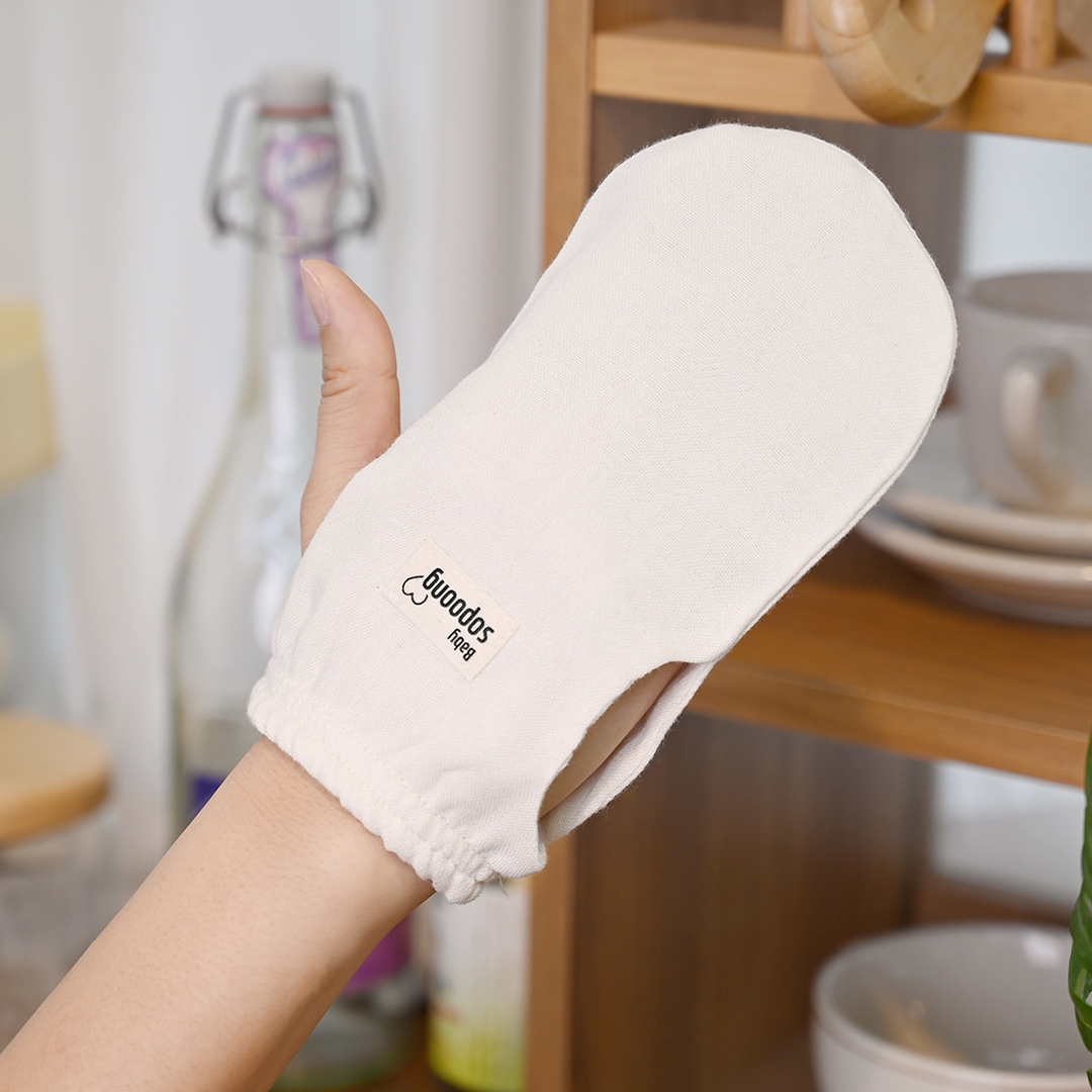 베이비소풍 밤부 거즈 아기 목욕 때수건 / 유아 각질 케어 용품