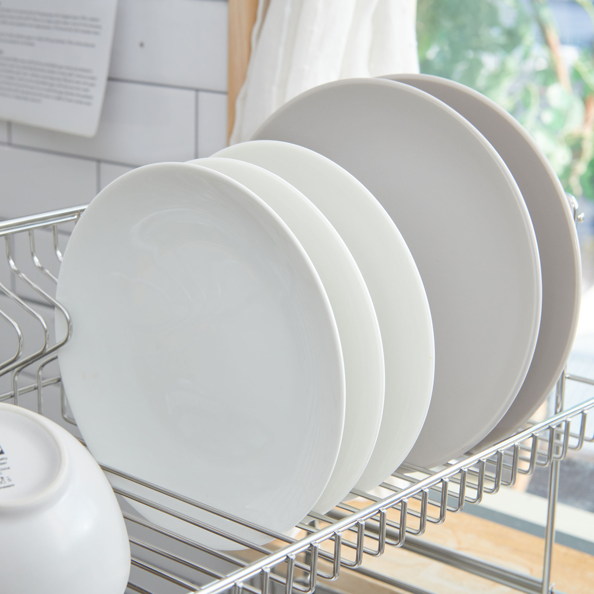 아이넥스 클린엣지 점보 올스텐 304 2단 식기건조대 주방 설거지 건조대