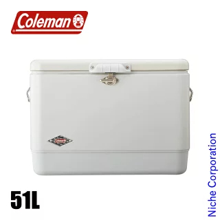 콜맨 Coleman 70주년 스틸벨트 캠핑 아이스박스 쿨러 51L 2207174 화이트 이미지 6