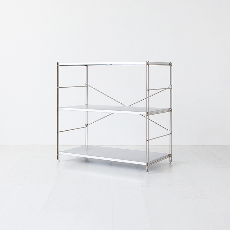 CHAKOC 선반 850 넓은 850mmx420mmx845mm, 3단, 스테인리스 2683.1829 - 상세 이미지 2