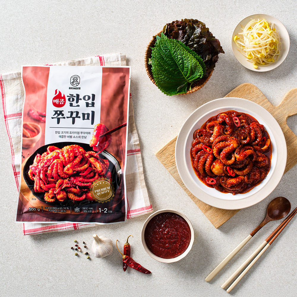 피터씨마켓 매콤 한입 쭈꾸미 500g