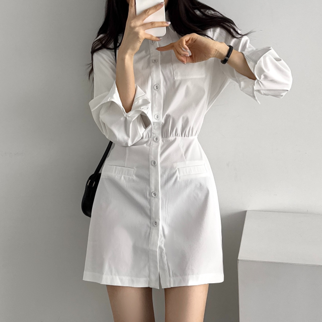 흰색원피스 결혼식원피스 - 상품 이미지