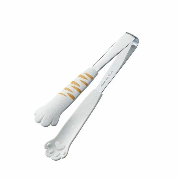가정용 주방용품 탁상 집게 캣치다냥 호랑이 흰색 칸다 : 나인11