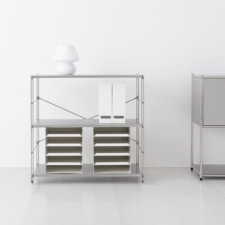 CHAKOC 선반 850 넓은 850mmx420mmx845mm, 3단, 스테인리스 2683.1829 - 상세 이미지 3