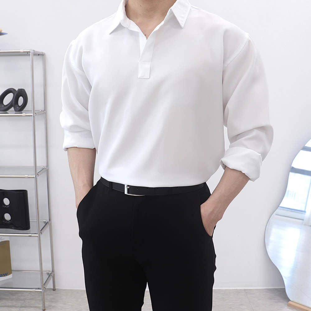 킵글랜 남자블랙셔츠 남성흰셔츠 흰색와이셔츠