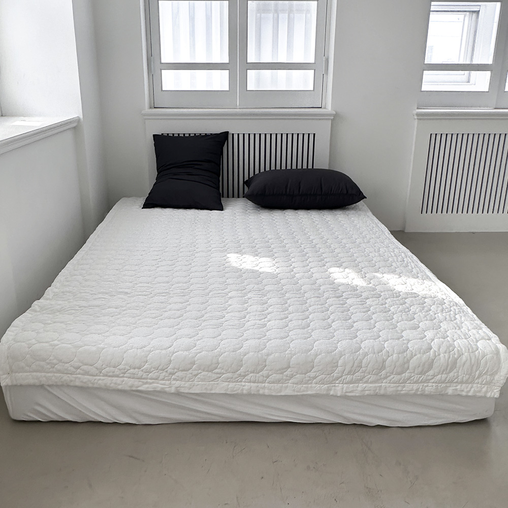 텐셀모달 알러지케어 항균 먼지없는 부드러운 침대패드 위켄드 써클 모달패드