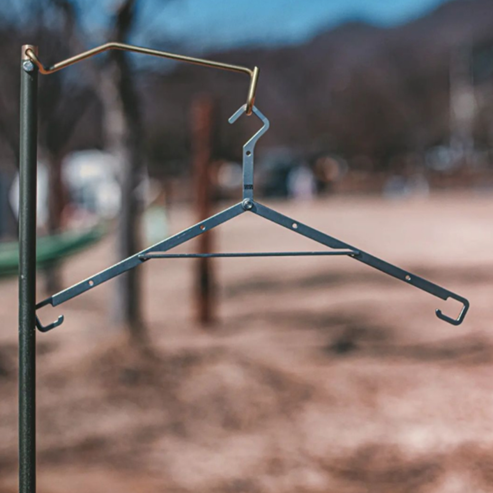 키녹스 캠핑 바스켓 스텐 행어 옷걸이 2개 1세트 보관가방포함 접이식 휴대용