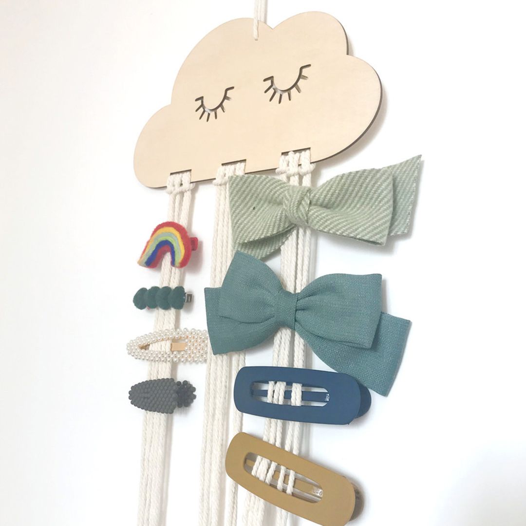 아기 머리핀 정리대 헤어핀 정리함 머리띠 머리끈 삔 보관 홀더 아기방 소품 - 상세 이미지 3