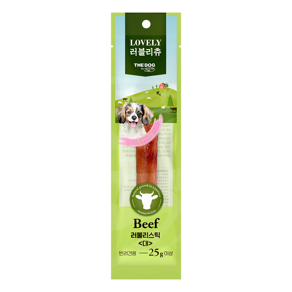 더독 강아지 러블리츄 불리스틱 대형 25g - 메인 이미지