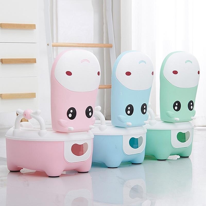 동물 이동식 변기 배변훈련 블루