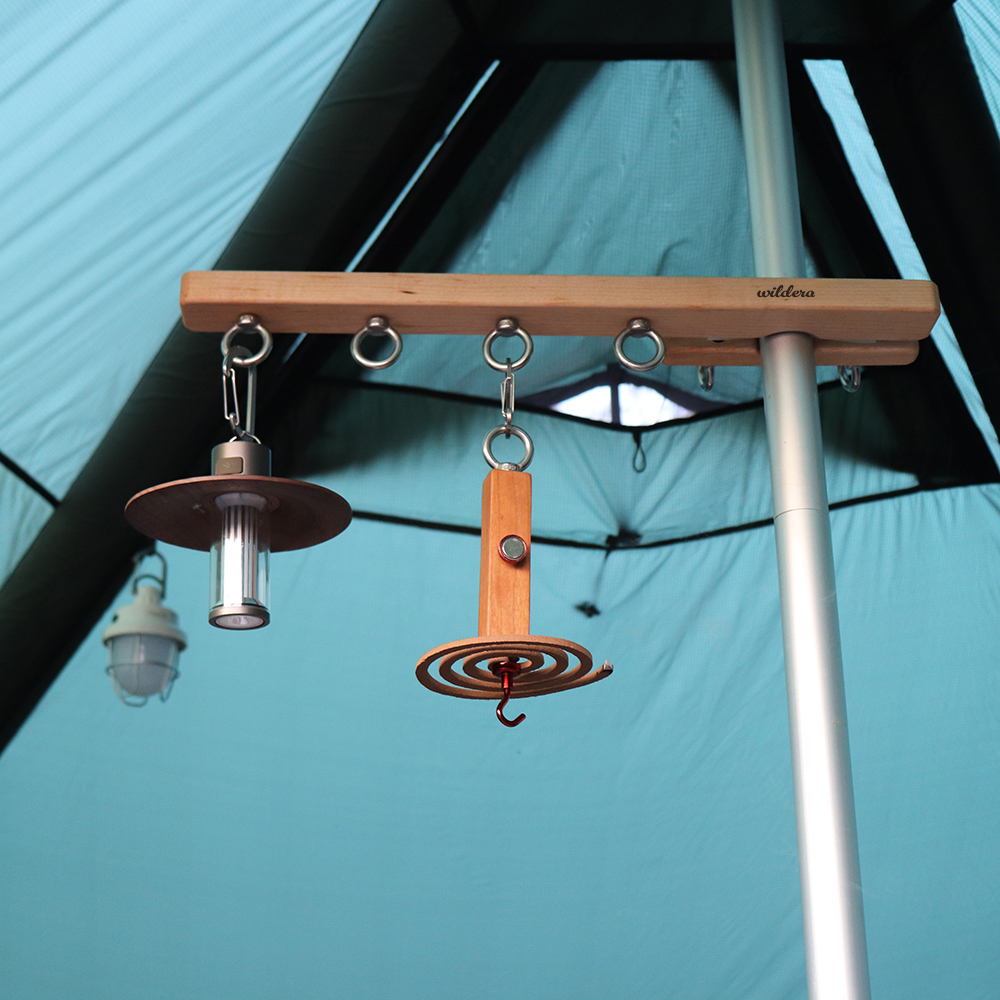 모기향 거치대 자석 홀더 휴대용 연소기 캠핑 모기향 걸이 사각기둥