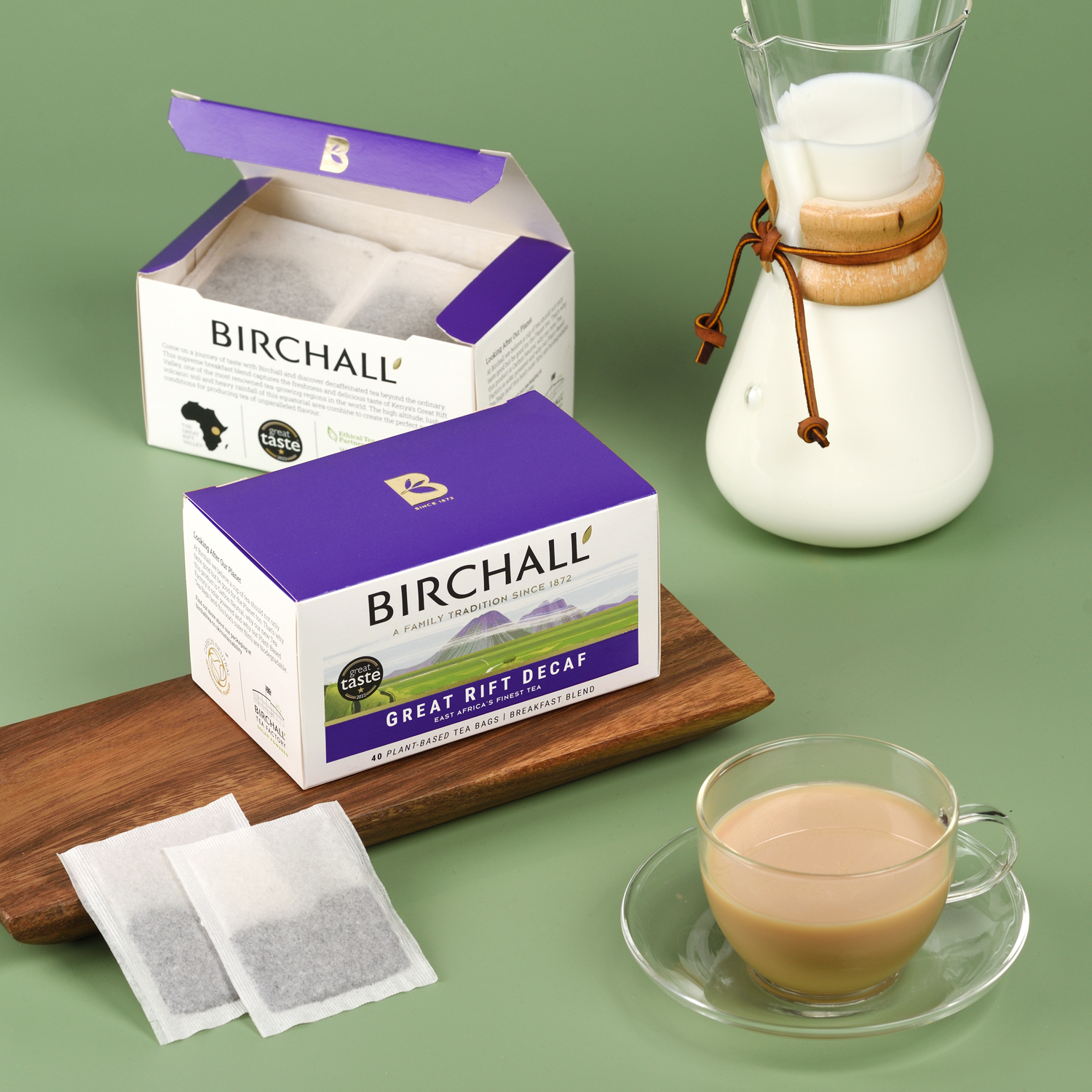 버챌티[BIRCHALL] 그레이트 리프트 블랙퍼스트 디카페인 40티백 - 상품 이미지
