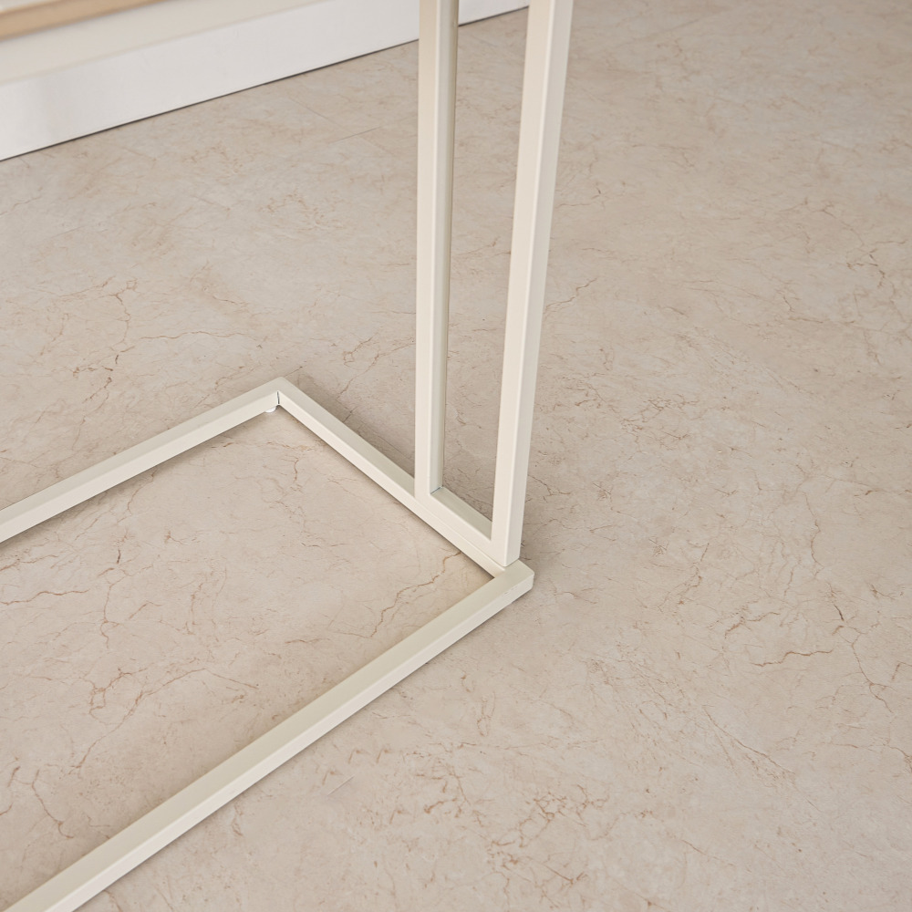 효 ㄷ자테이블 미드센츄리협탁 쇼파뒤선반 폭좁은책상 좁고긴테이블