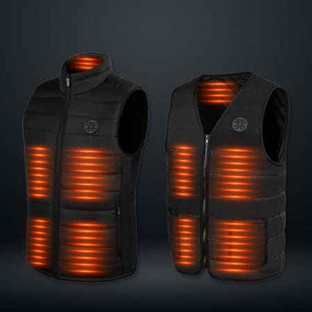 겨울 발열 조끼 열선조끼 방한 등산 낚시 온열 패딩