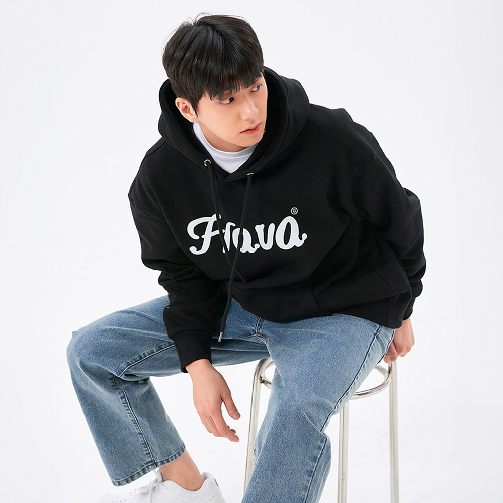 플라바 빅사이즈맨투맨 기모 후드티 남자 커플맨투맨 남녀공용 제품 이미지