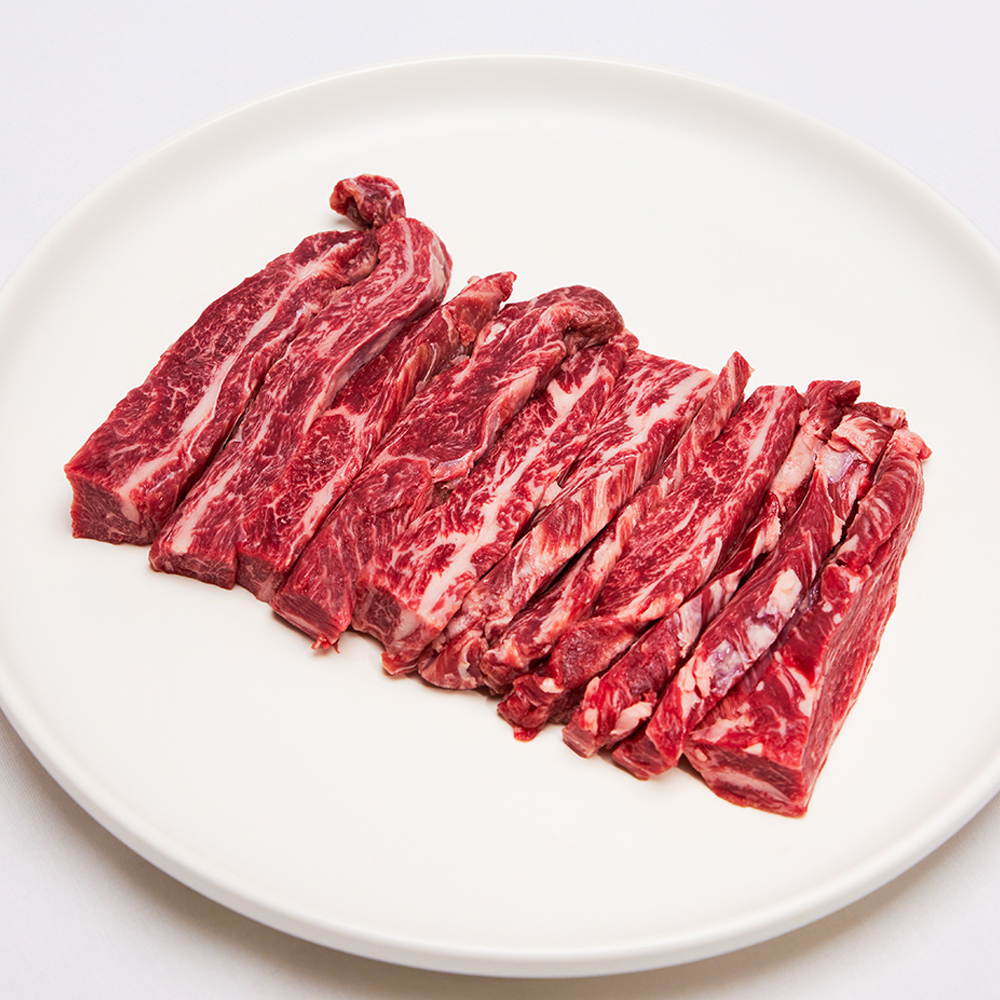 한우 소갈비살 진 갈비살 꽃갈비살 양념 본 늑간살 200g