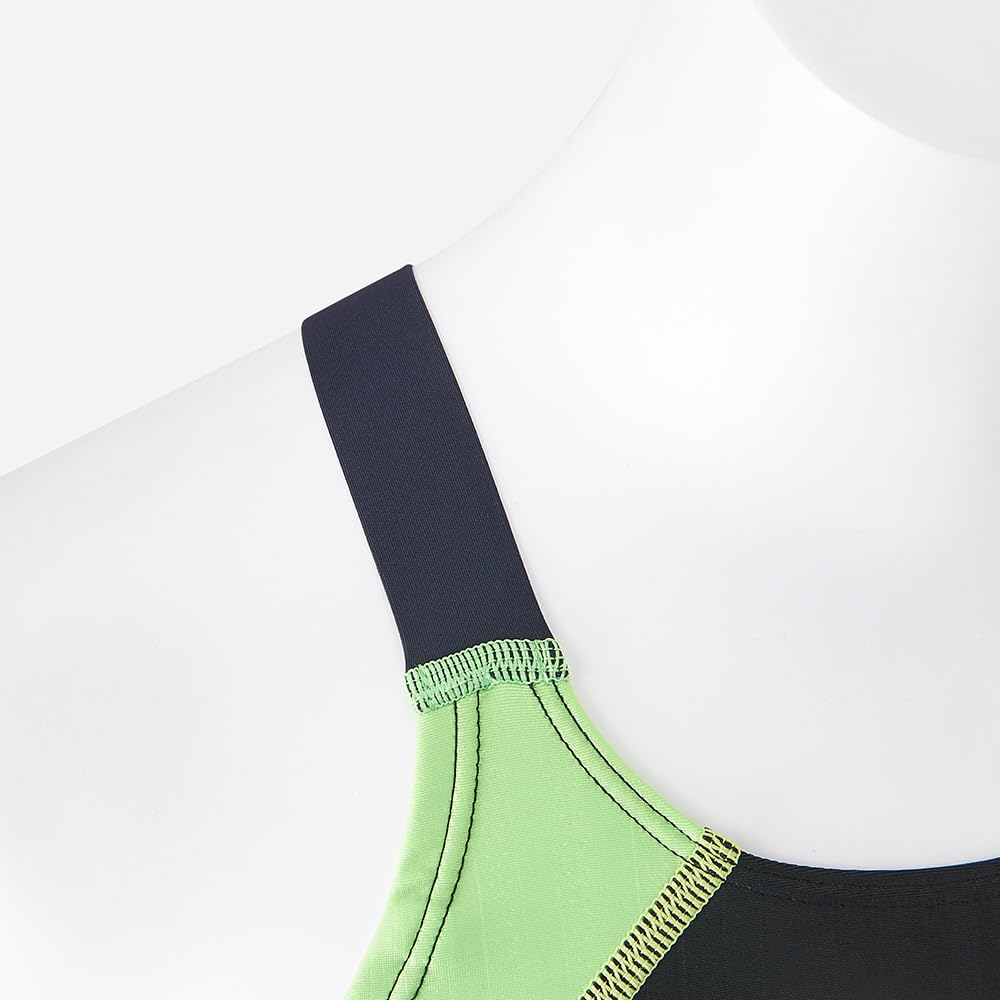 미즈노 MIZUNO 스트림에이스 미디엄컷 수영복 N2MAB220-93 라임 - 상세 이미지 5