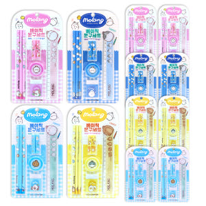 몰랑 베이직 문구세트 12개 캐릭터 연필 지우개 어린이집 초등학생 학원 ... 실사용 후기 | 효과 있을까? - 상품 이미지 1