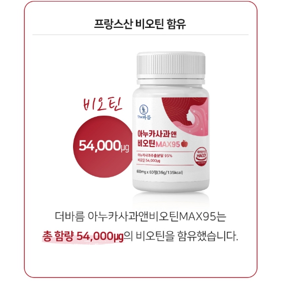 비오틴 60정 남자 여성 효능 효과 비오티 맥주효모 이미지 6
