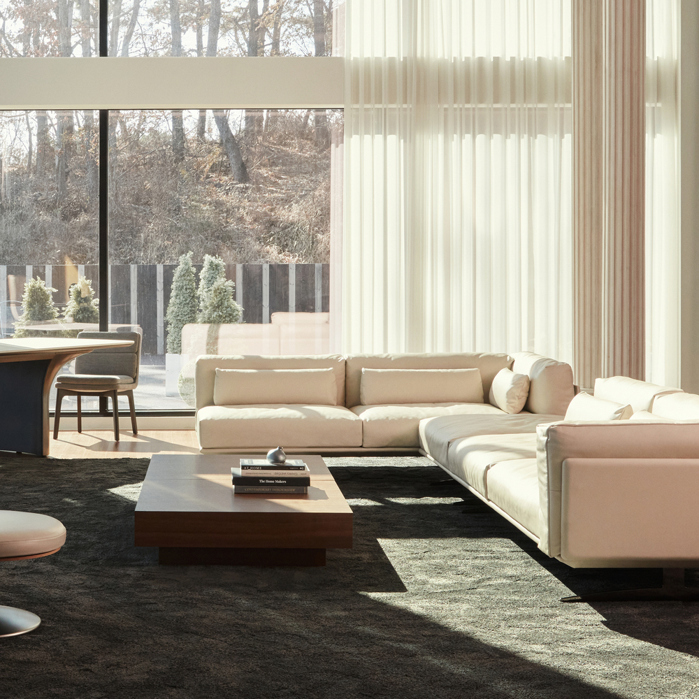 알로소 밀로 3인소파 가죽소파 (드리밍헤비가죽)