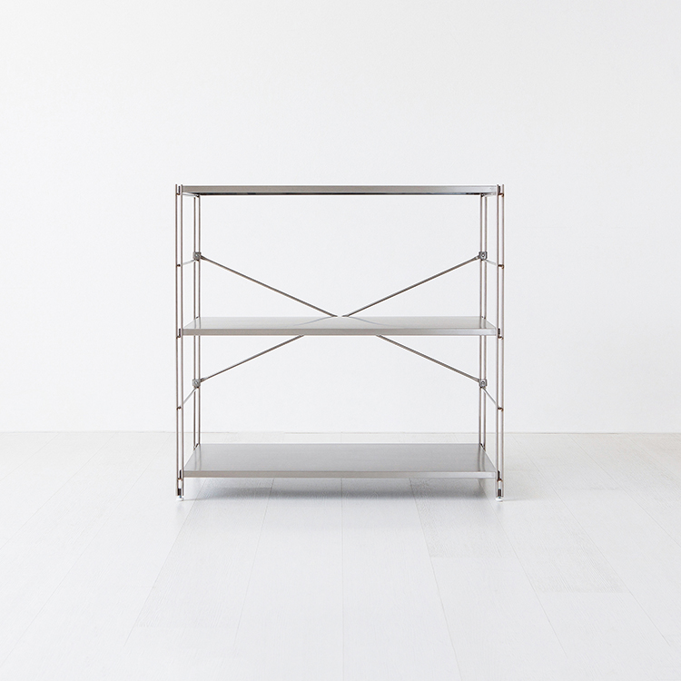 CHAKOC 선반 850 넓은 850mmx420mmx845mm, 3단, 스테인리스 2683.1829 - 상품 이미지