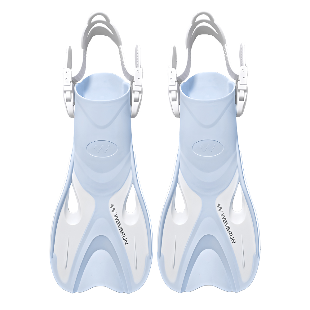 위베런 오리발 아쿠아 숏핀 사이즈 조절 가능한 스노쿨링 수영 스퍼트 장비 이미지 4