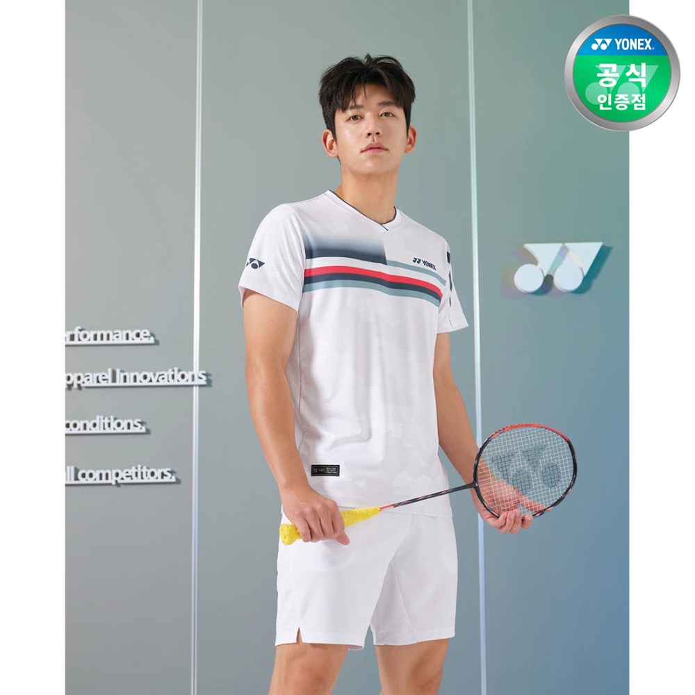 요넥스 243TS013M 배드민턴 반팔 티셔츠 남성 운동복 2024FW - 상품 이미지