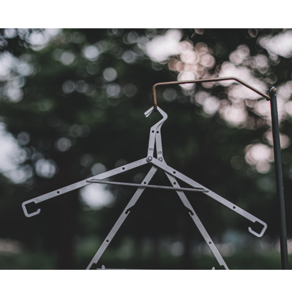 키녹스 캠핑 바스켓 스텐 행어 옷걸이 2개 1세트 보관가방포함 접이식 휴대용